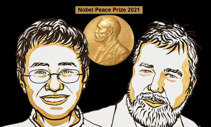 Journalists Maria Ressa and Dmitry Muratov won the Nobel Peace Prize 2021