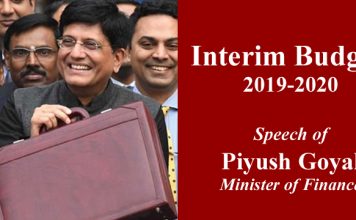 Interim Budget 2019-2020 Interim Budget 2019-2020