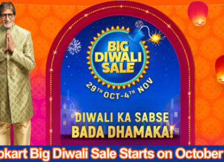 Flipkart Big Diwali Sale Starts on October 29 Flipkart Big Diwali Sale Starts on October 29