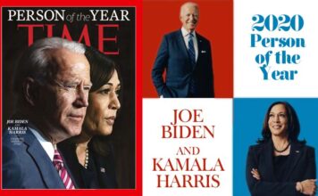 Joe Biden and Kamala Harris Time Magazine’s Person of the Year 2020
