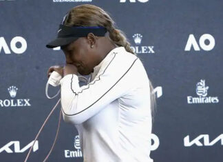 Serena Williams Walks out In Tears After Australian Open Semi-Final Defeat Serena Williams